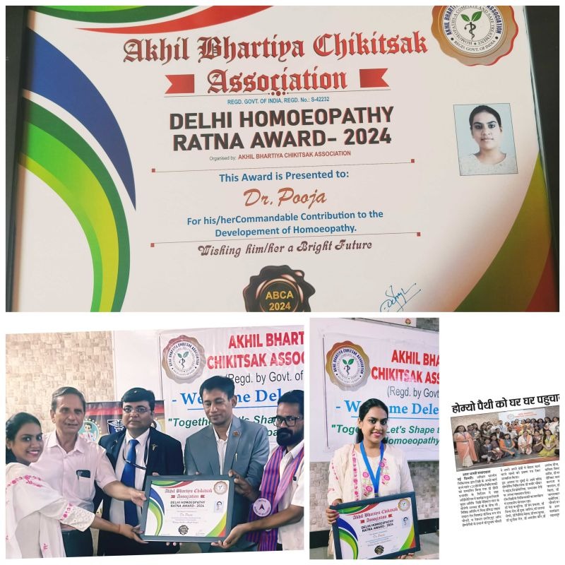 Delhi Homeopathy Ratna Award